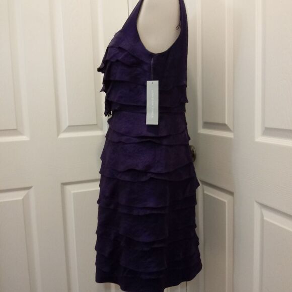 NEW Tiered Shimmery Purple Cocktail Party … - Picture 6 of 8